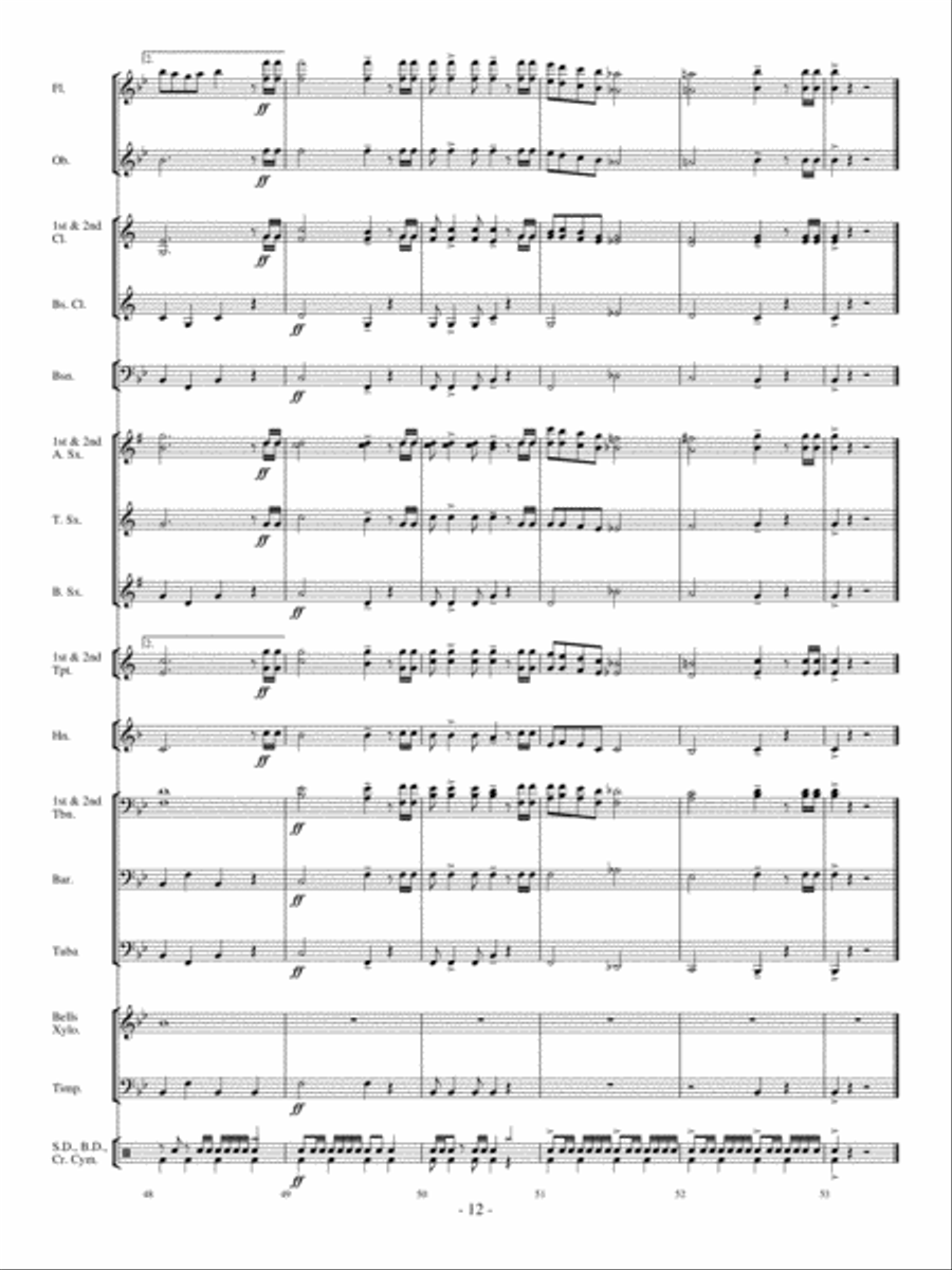 Three Ring Circus Concert Band scores gallery preview page 11