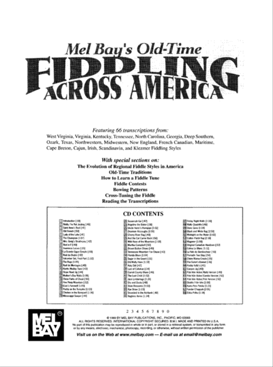 Old-Time Fiddling Across America Violin scores gallery preview page 3