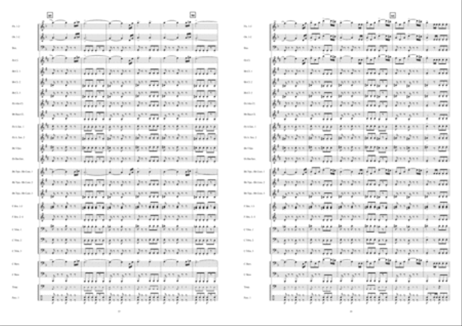 Hail Nero - Triumphal March (From Quo Vadis) Brass Band scores gallery preview page 9
