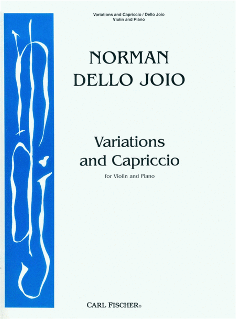 Variations and Capriccio Violin Solo scores gallery preview page 1