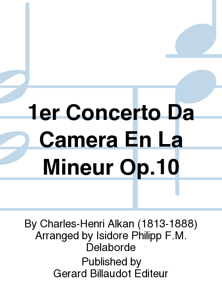 1er Concerto da Camera en La Mineur Op. 10