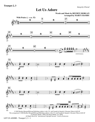 Let Us Adore - Bb Trumpet 2,3