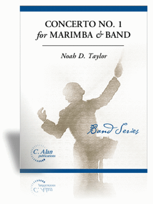 Book cover for Concerto No. 1 in D Minor for Marimba (band score only)