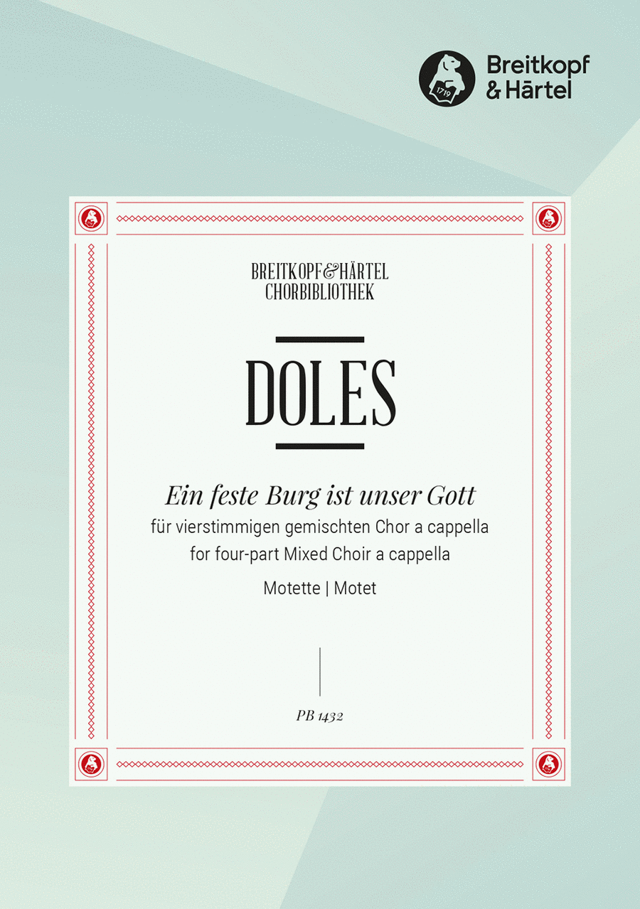 Ein feste Burg ist unser Gott A Cappella scores gallery preview page 1