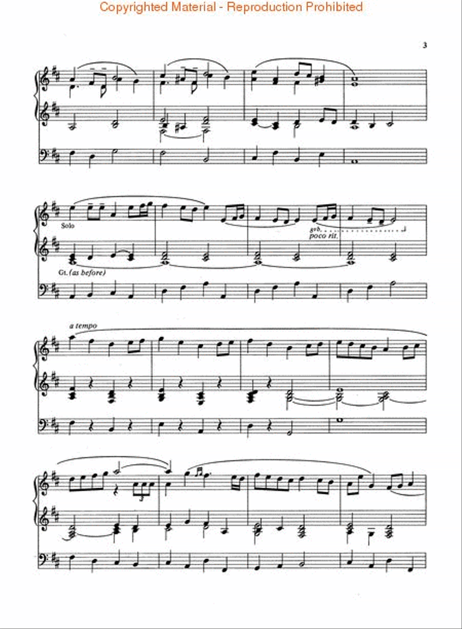 Trumpet Tune Trumpet Tune Trumpet scores gallery preview page 3