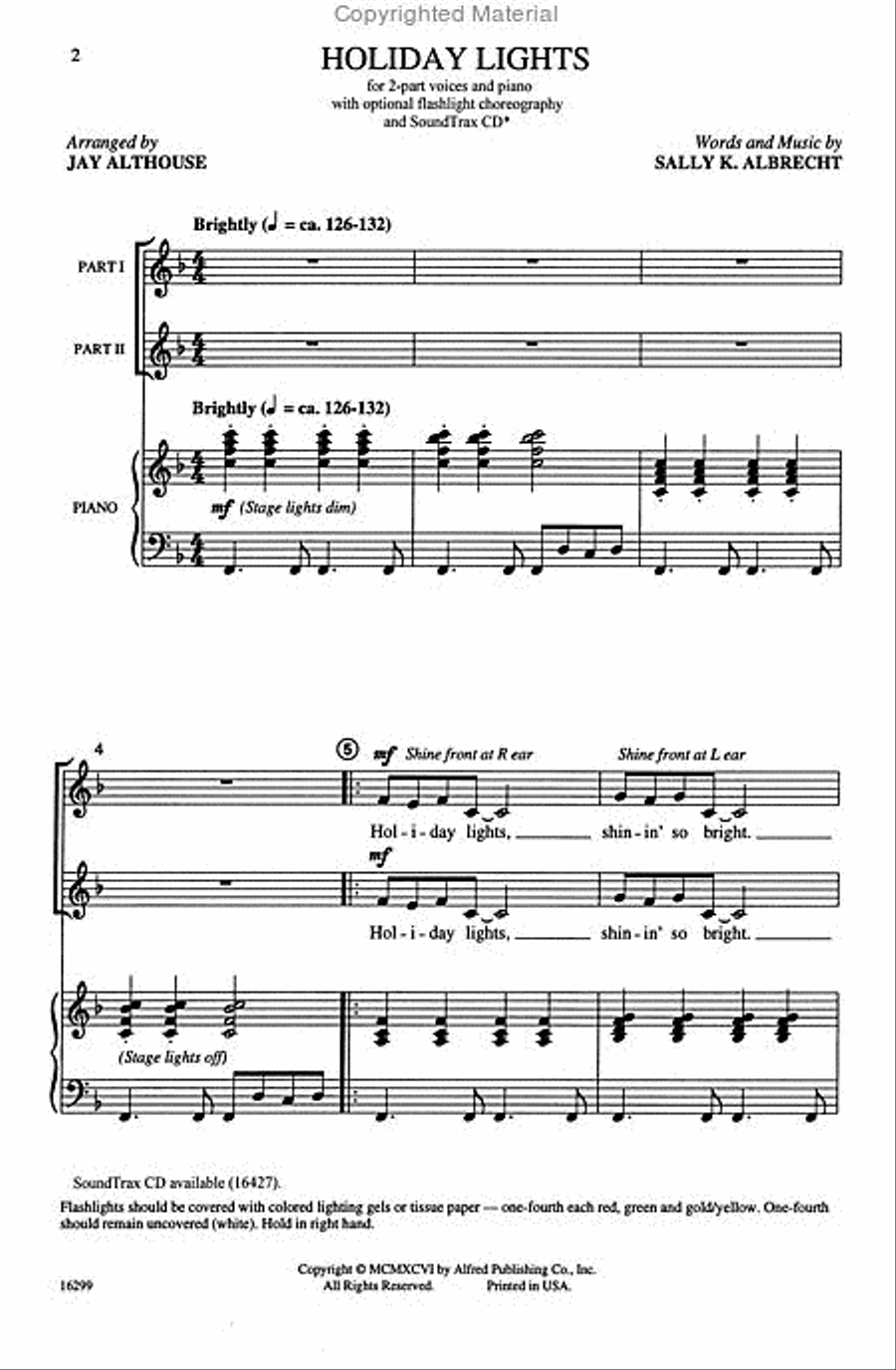 Holiday Lights - SoundTrax CD (CD only) Choir scores gallery preview page 2