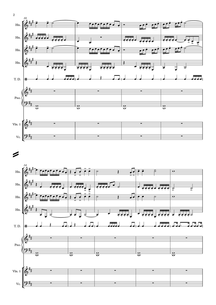 Monteverdi - L'orfeo Toccata FULL SCORE Chamber Orchestra scores gallery preview page 2