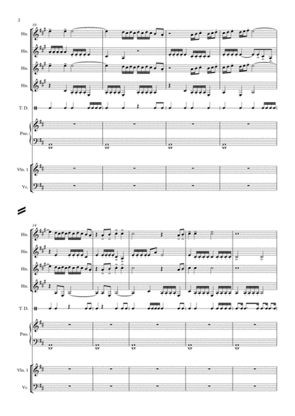 Monteverdi - L'orfeo Toccata FULL SCORE