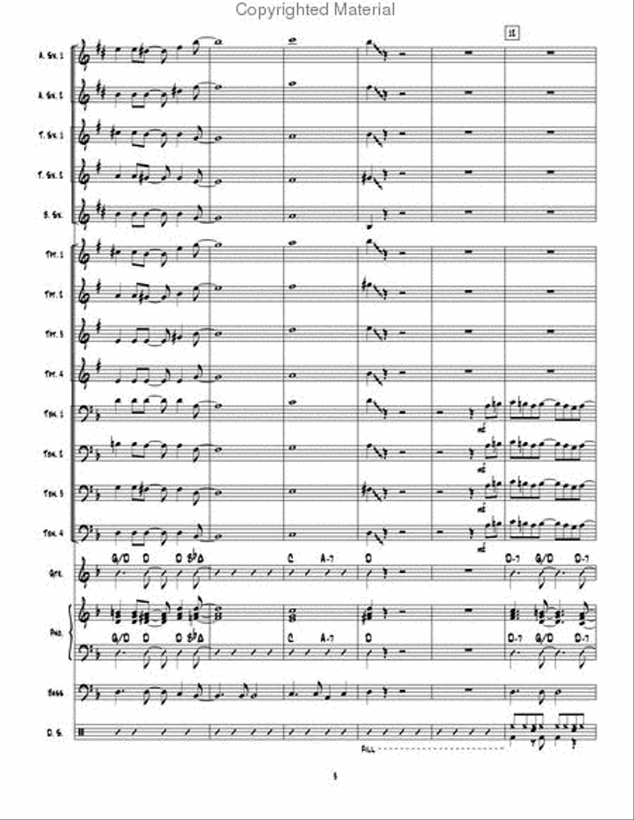 Table Time Jazz Ensemble scores gallery preview page 4
