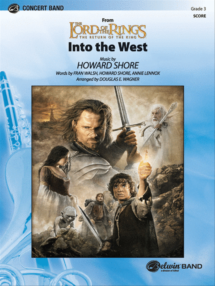 Into the West (from The Lord of the Rings: The Return of the King) Concert Band scores gallery preview page 1
