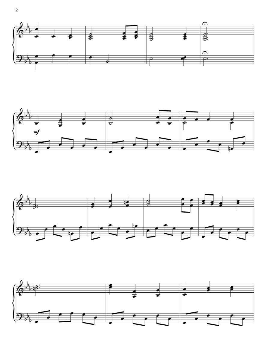 The Star Carol Piano Solo scores gallery preview page 2