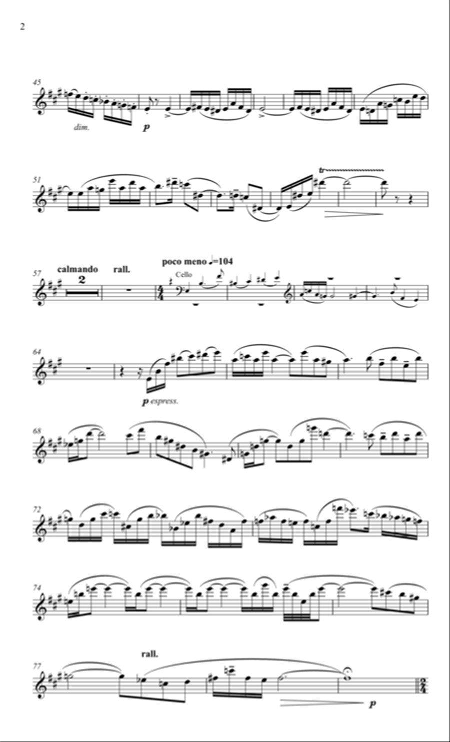 Concerto for flute & strings image number null