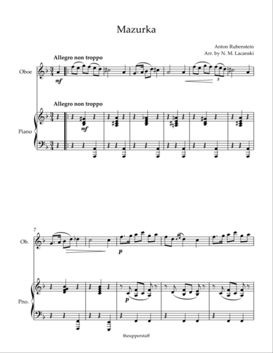 Mazurka Piano scores gallery preview page 2