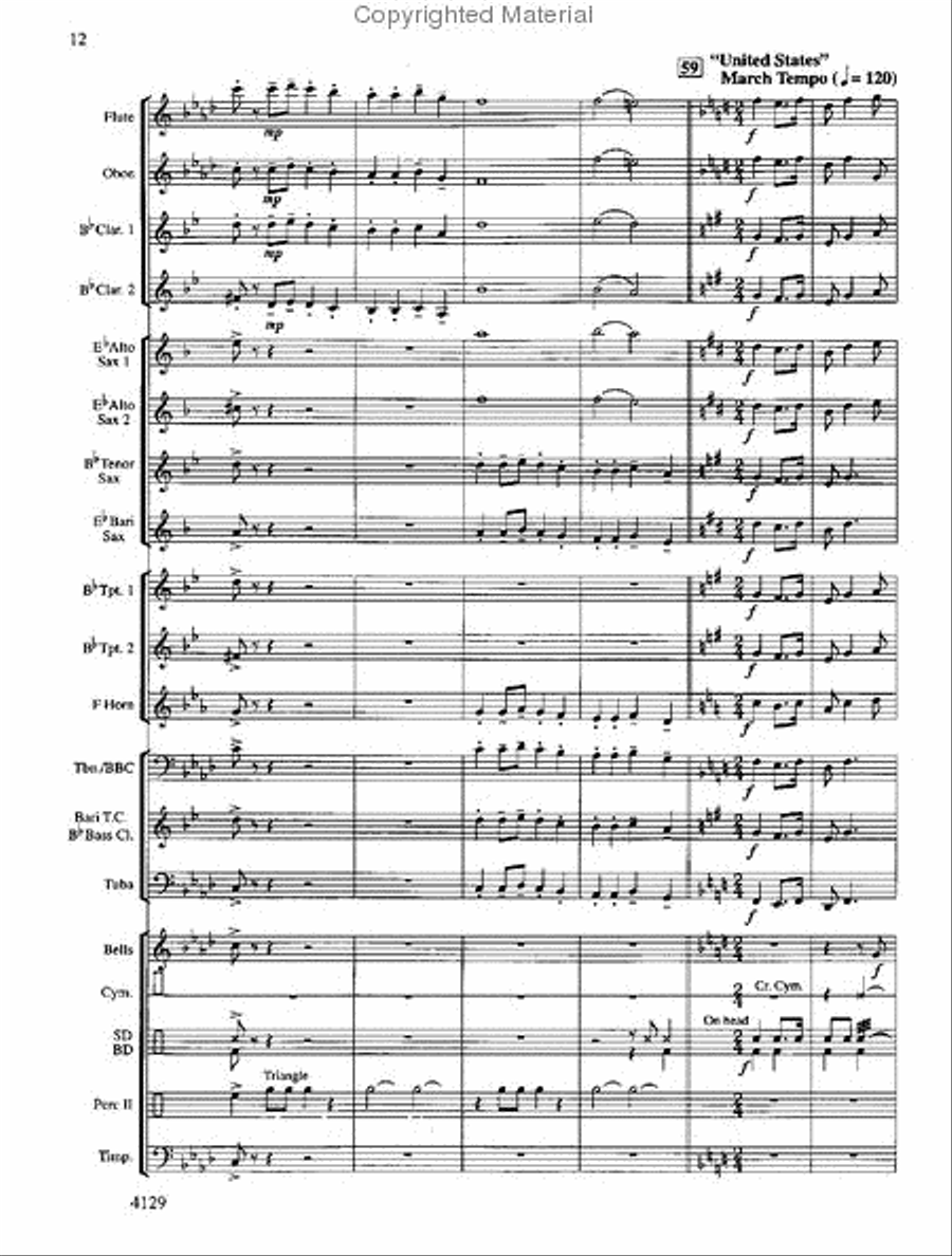 Jingle Bells Around the World Concert Band scores gallery preview page 12