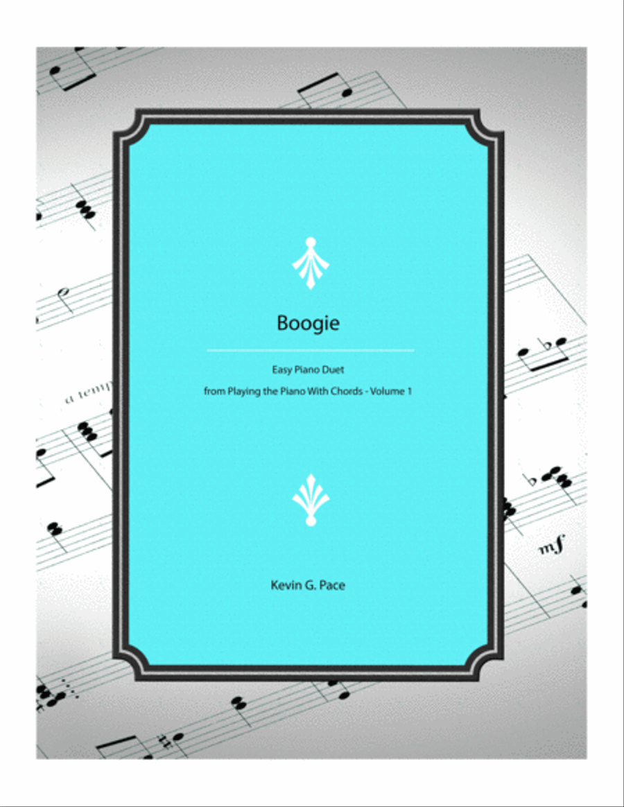 Boogie - easy improvised piano duet Piano Method scores gallery preview page 1