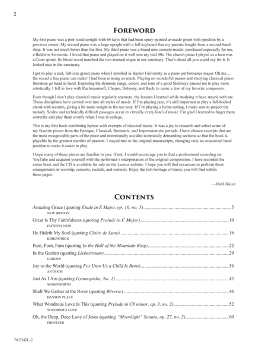 Classics Revisited Piano Solo scores gallery preview page 2