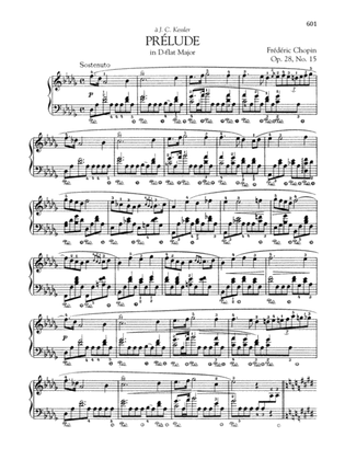 Book cover for Prelude in D-flat Major, Op. 28, No. 15