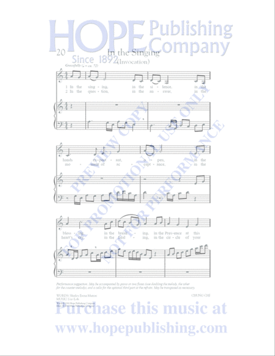 A Place at the Table Choir scores gallery preview page 66