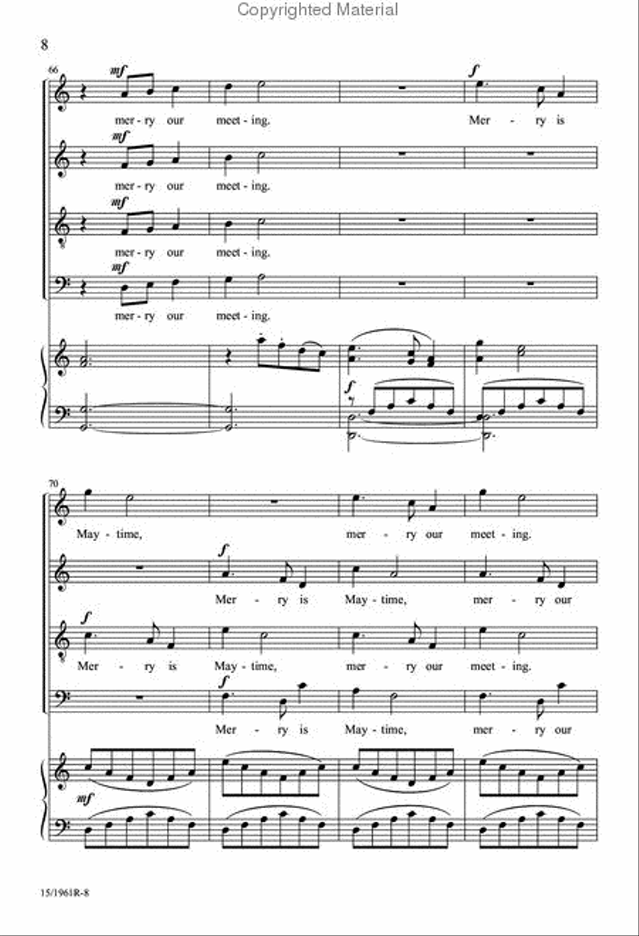 Sing All Ye Joyful 4-Part scores gallery preview page 7