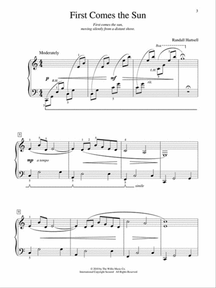 Ocean Scenes Ocean Scenes Piano scores gallery preview page 3