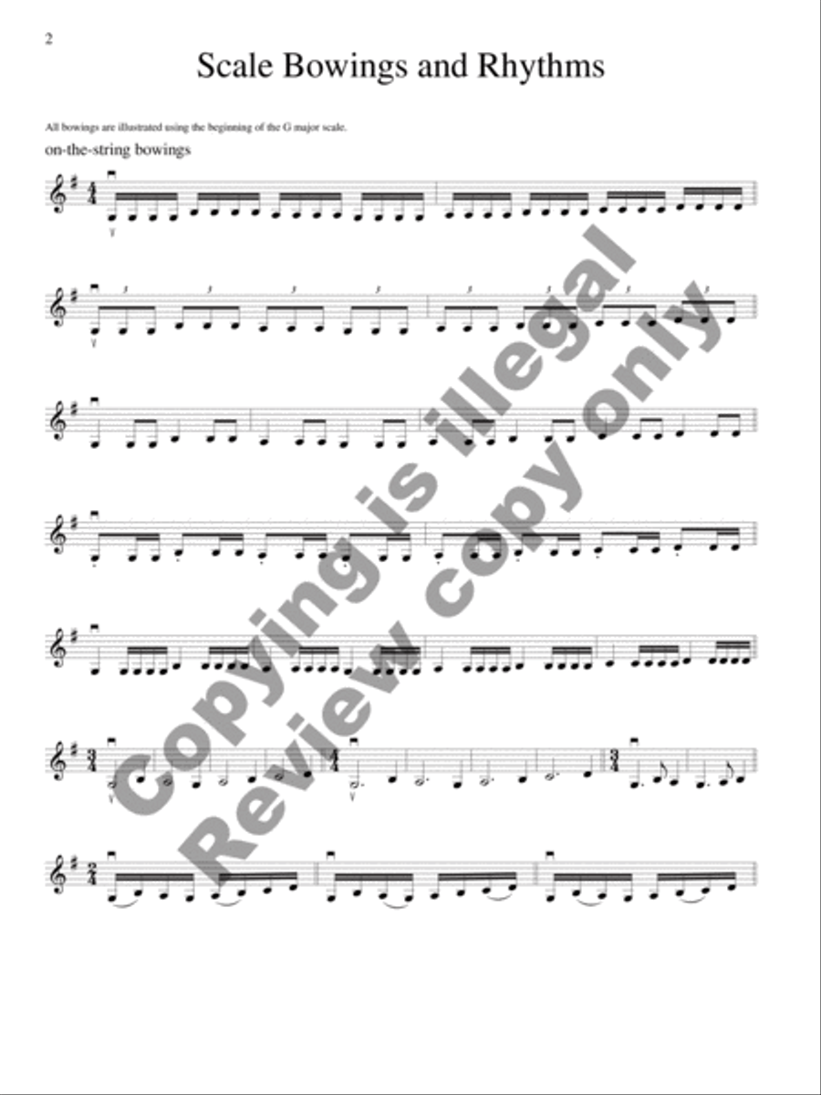 Scales and Arpeggios with Shifting Practice: Violin Violin scores gallery preview page 4