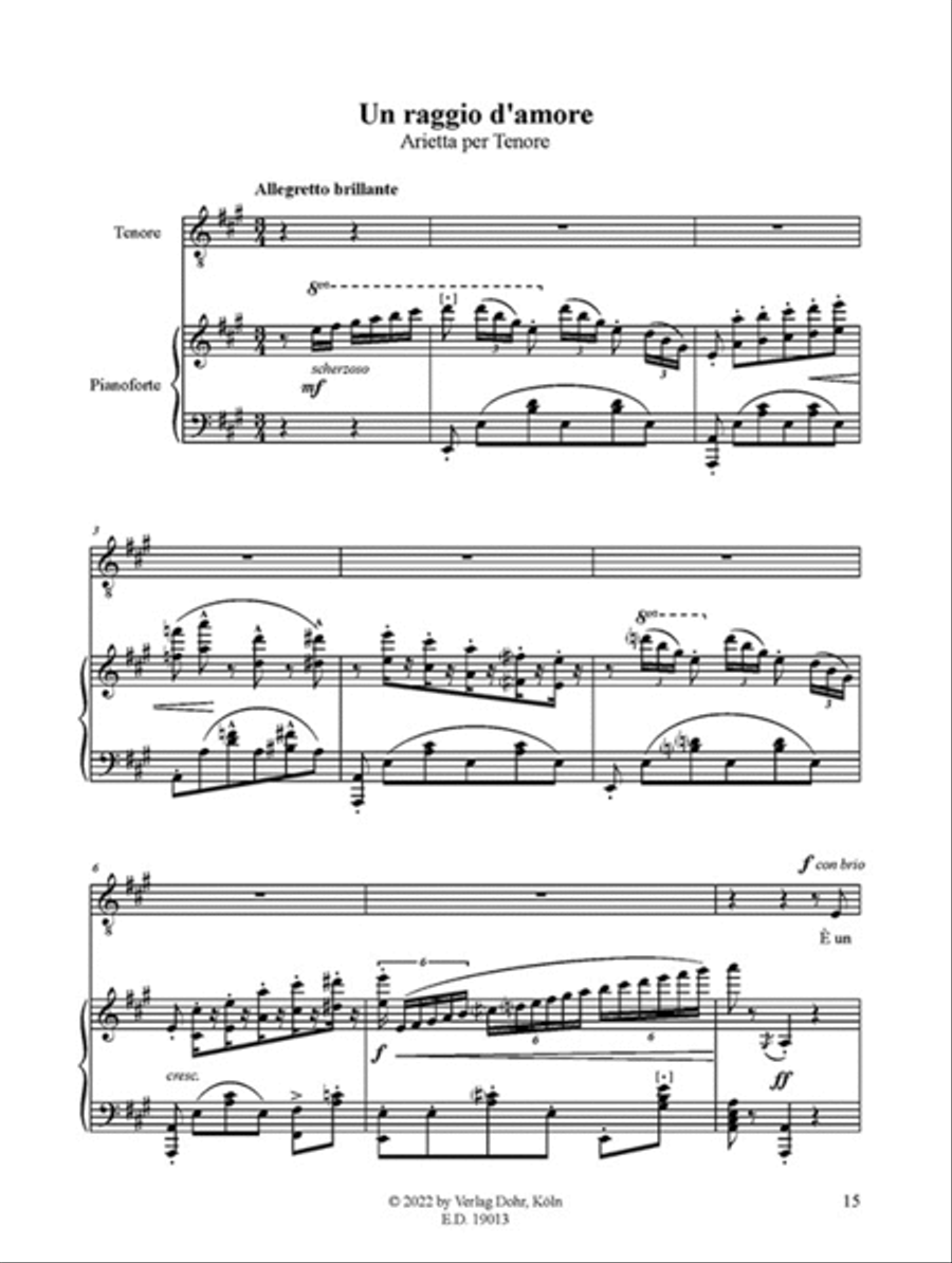 Romanze (1844) -Fünf Lieder und zwei Duette für Singstimmen und Klavier einschließlich eines einleitenden Widmungschores- Voice scores gallery preview page 2