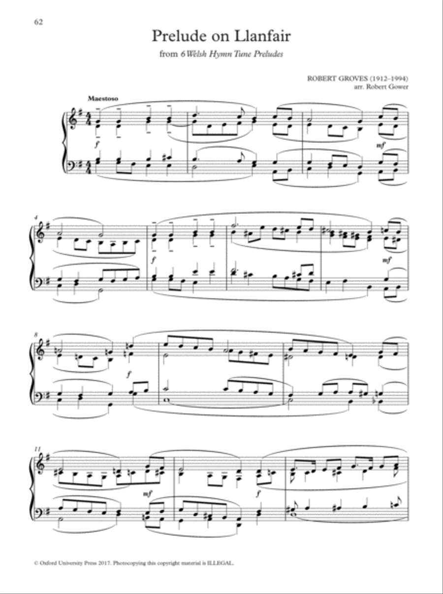 Oxford Book of Lent and Easter Organ Music for Manuals Organ Solo scores gallery preview page 62