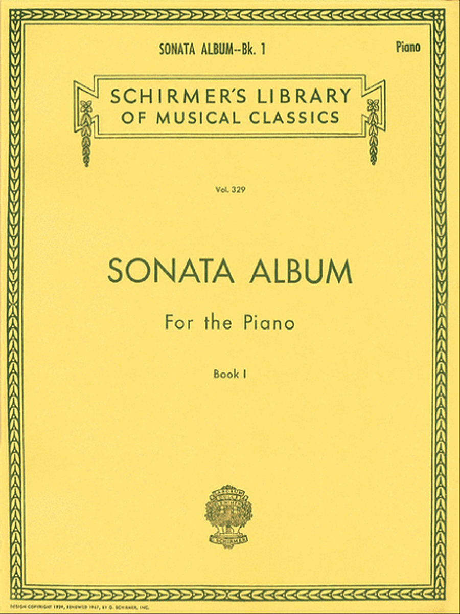 Sonata Album for the Piano – Book 1 Piano Solo scores gallery preview page 1