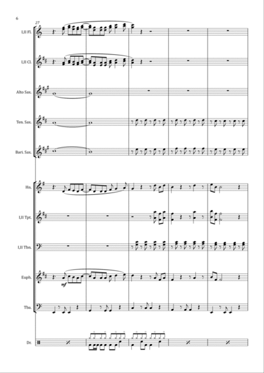 Save Your Tears Clarinet scores gallery preview page 6