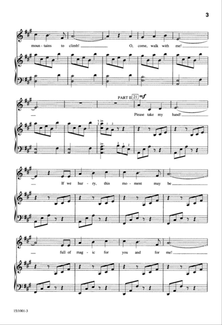 Come Walk With Me 2-Part scores gallery preview page 3