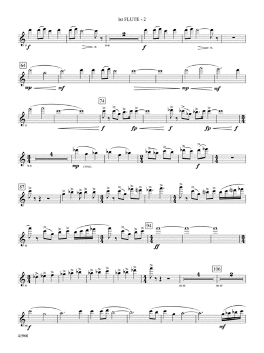 [Jungst]aposed: Flute Concert Band scores gallery preview page 2