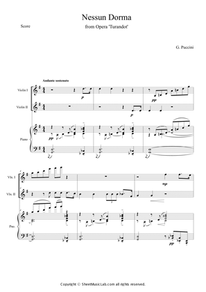 Book cover for Nessun Dorma (Opera Turandot aria)