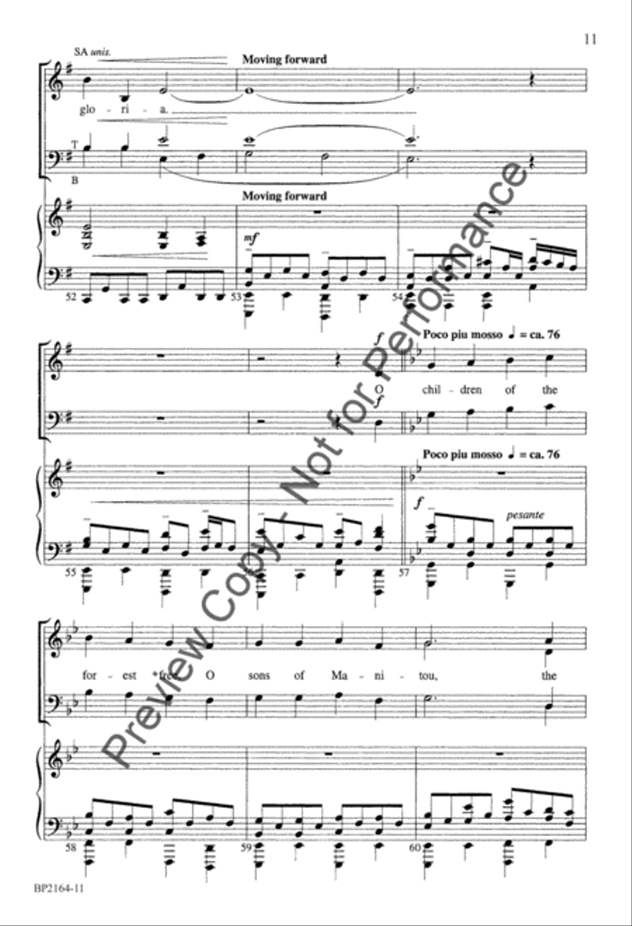 The Huron Carol 4-Part scores gallery preview page 12