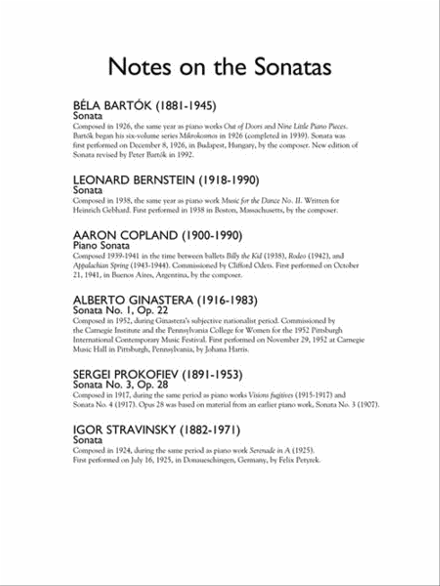 The Boosey & Hawkes Piano Sonata Collection Piano Solo scores gallery preview page 3
