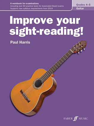 Book cover for Improve Your Sight-Reading! Guitar, Levels 4--5