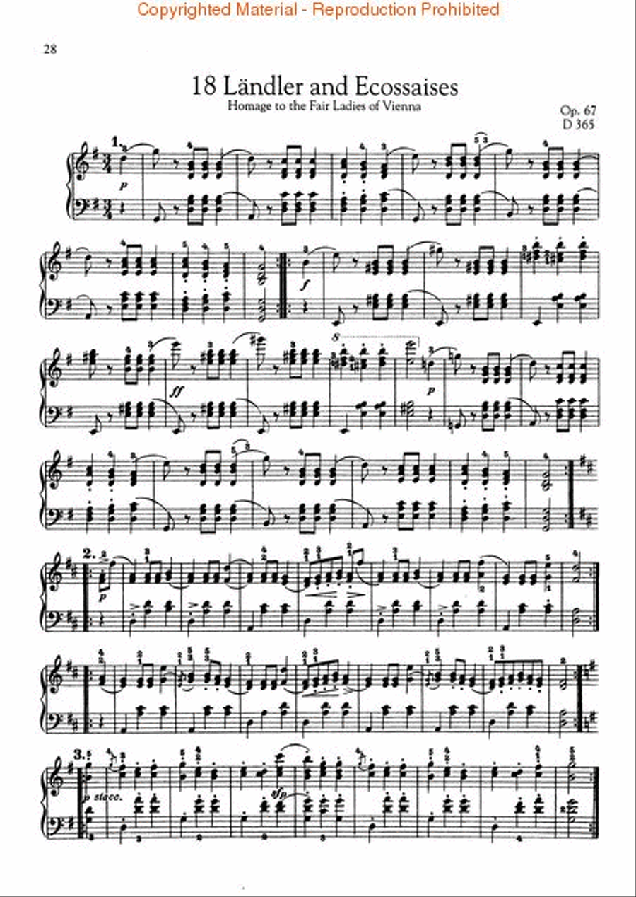 Dances for Piano Piano Solo scores gallery preview page 4
