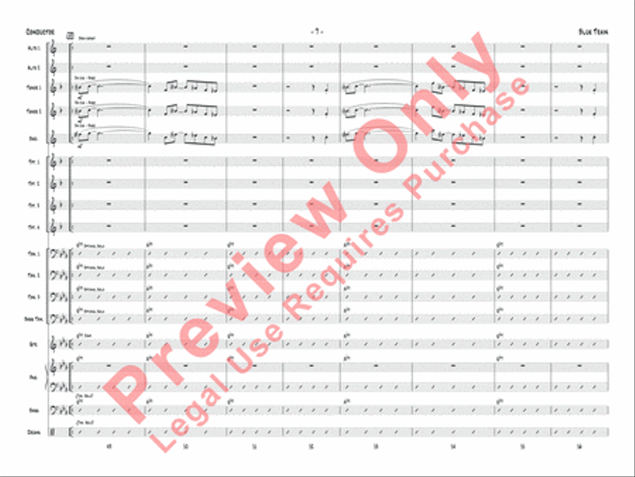Blue Train Blue Train Jazz Ensemble scores gallery preview page 10