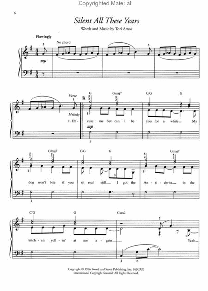 Tori Amos – For Easy Piano