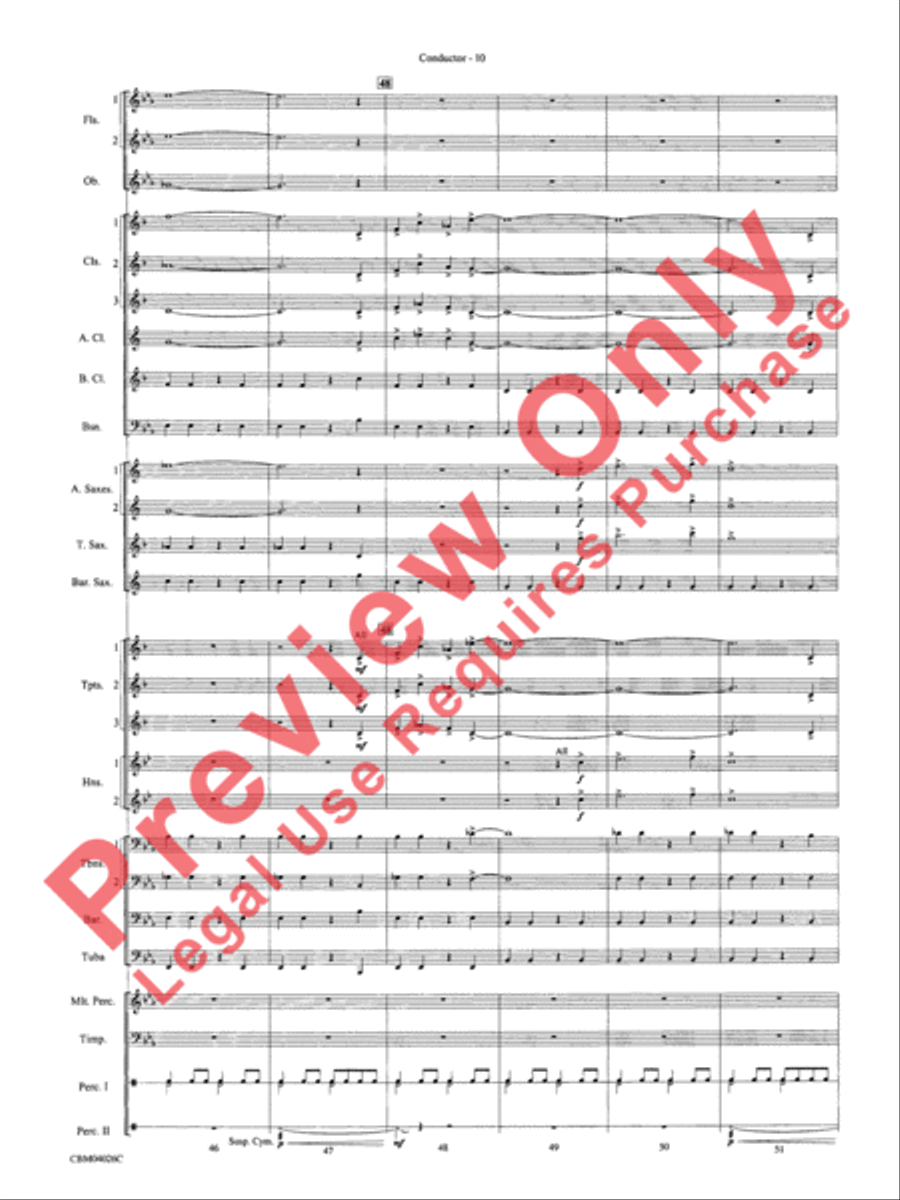 Go West! Concert Band scores gallery preview page 13