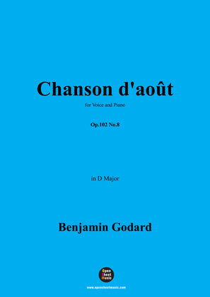 B. Godard-Chanson d'août,Op.102 No.8,in D Major