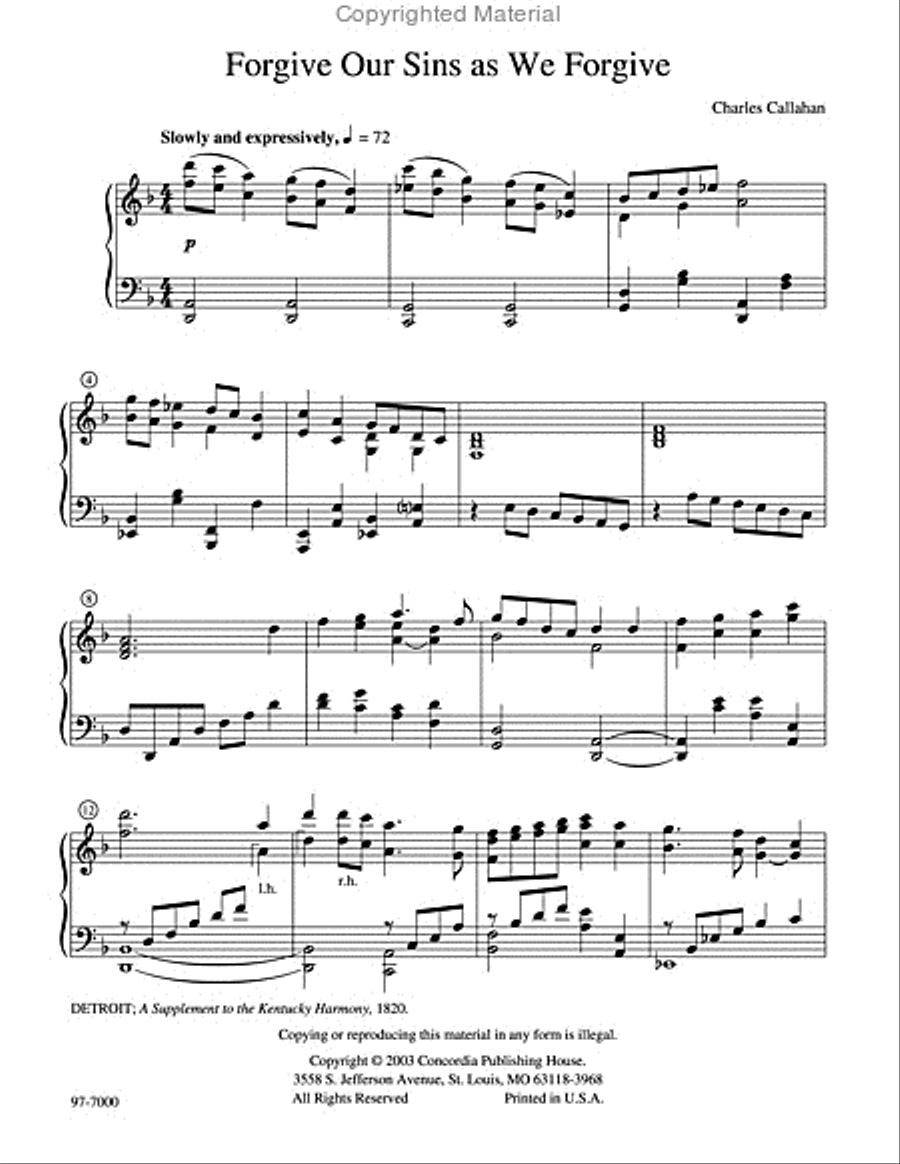 American Folk Hymn Suite, Set 2 Piano Solo scores gallery preview page 2