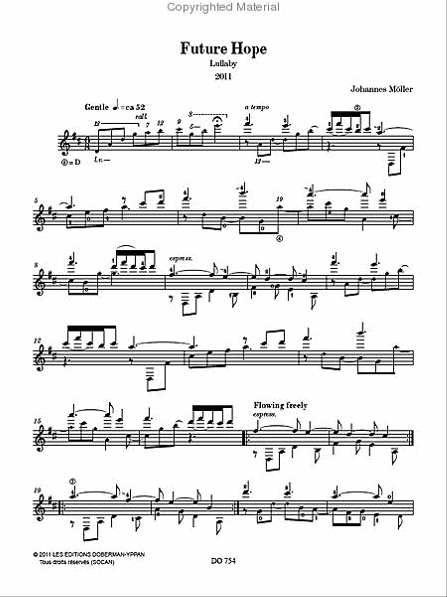 Future Hope Classical Guitar scores gallery preview page 2