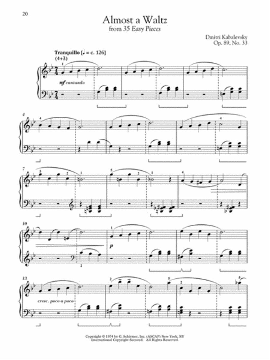 Dmitri Kabalevsky - Selected Piano Pieces Piano Solo scores gallery preview page 6