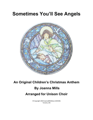 Book cover for Sometimes You'll See Angels (Unison Choir)