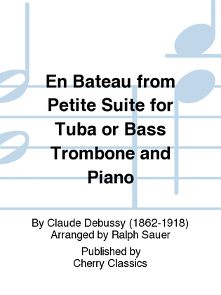 Book cover for En Bateau from Petite Suite for Tuba or Bass Trombone and Piano