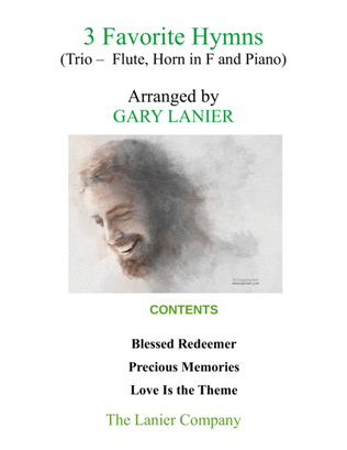 3 FAVORITE HYMNS (Trio - Flute, Horn in F & Piano with Score/Parts)
