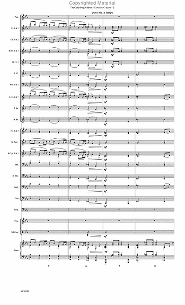 The Gettysburg Address - Wind Ensemble Score and Parts