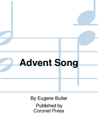 Book cover for Advent Song