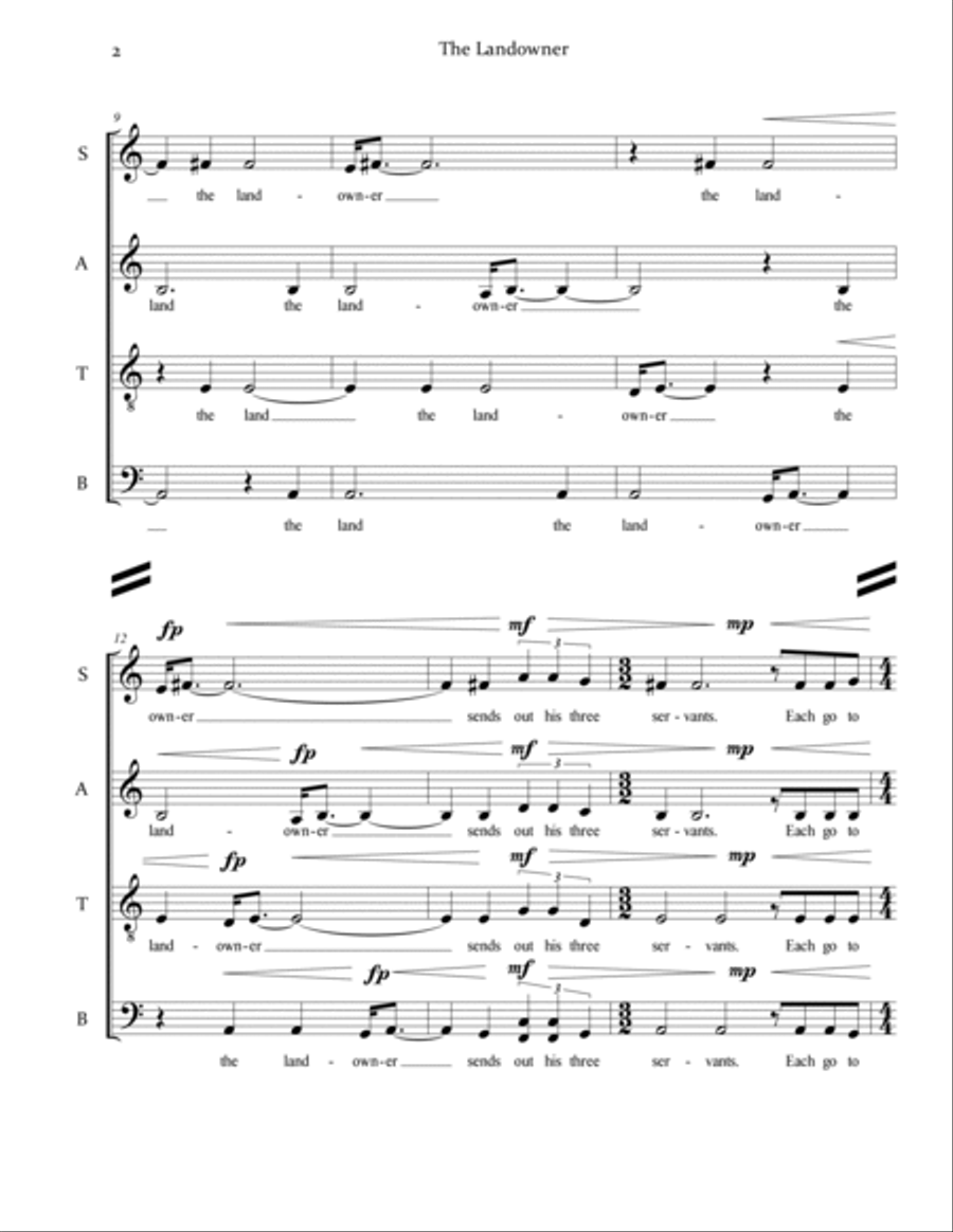 The Landowner 4-Part scores gallery preview page 2