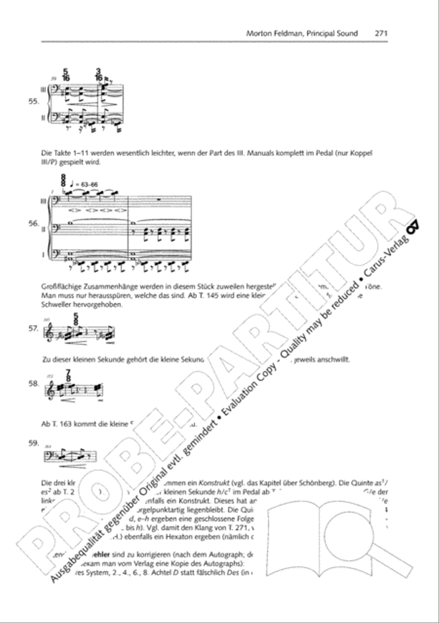 Orgelschule zur historischen Auffuhrungspraxis Organ Solo scores gallery preview page 272